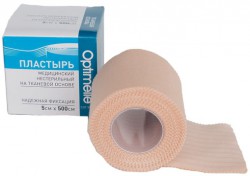 Пластырь Optimelle медицинский нестерильный на тканевой основе р. 5смx500см 1 шт.