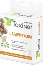 Пластырь Toxinet с агарикусом пара 7 шт.